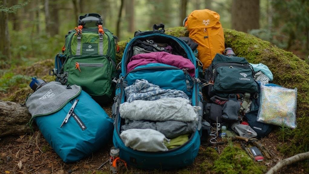 efficient packing for backpacking